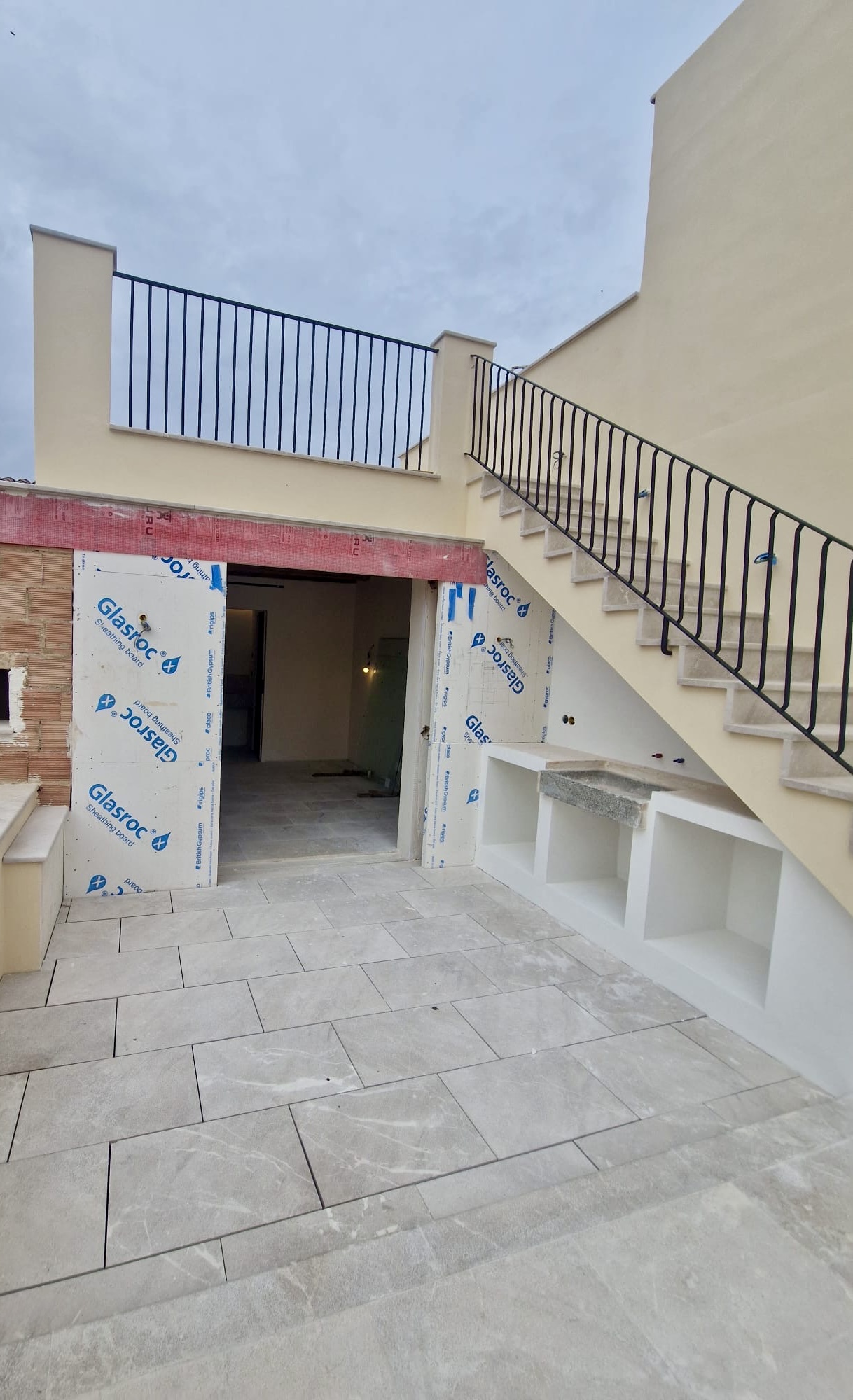 Terraza exterior y solárium